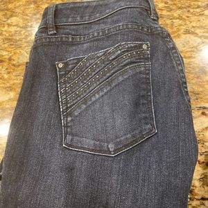 White House Black Market dark denim jeans, size-8S